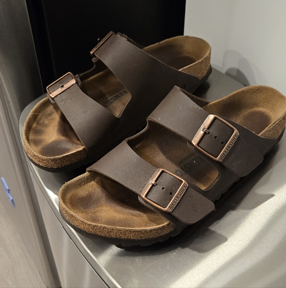 Brown Birkenstock Sandals with Buckles - Picture 3 of 7